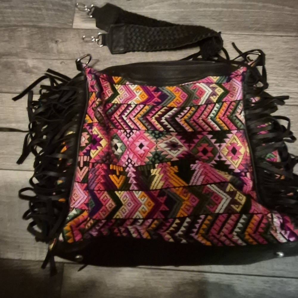 Custom Colorful Fringe Women Bag